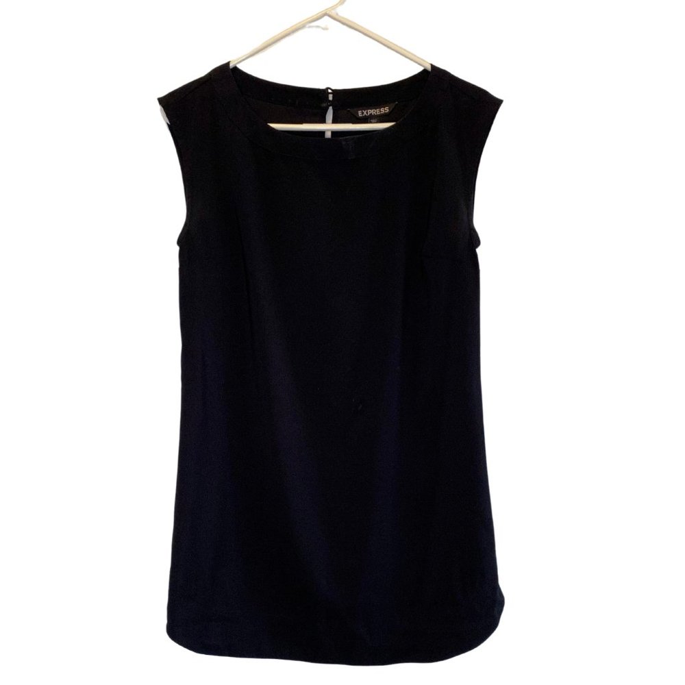 Express Sleeveless Black Mini Dress (XS)